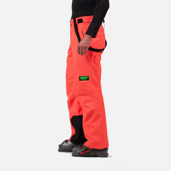 Pánské lyžařské kalhoty Rossignol Hero Blackside Insulated Ski Pants Men´S Neon Red RLOMP07-316 25/26