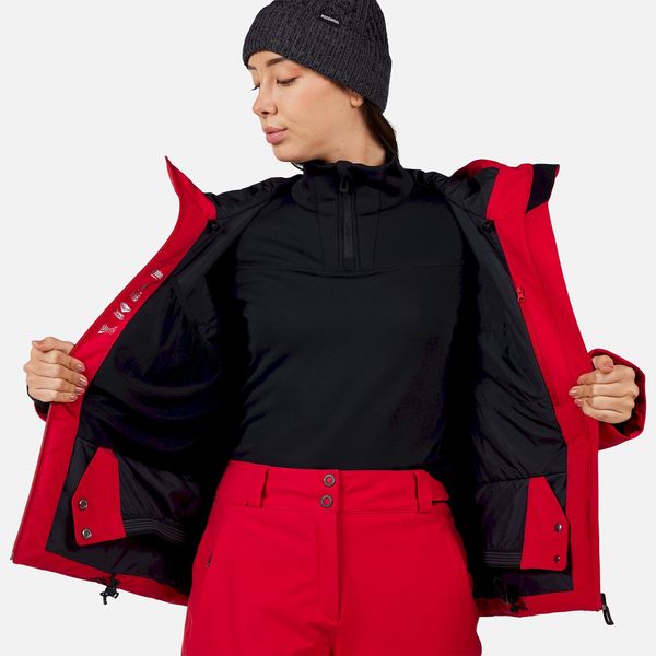 Dámská bunda Rossignol Rochrun Insulated Ski Jacket Women's Ruby Red RLOWJ43-35M 25/26