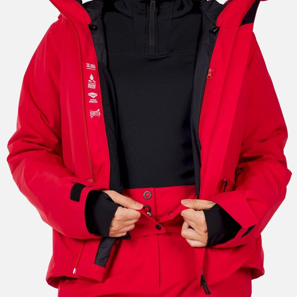 Dámská bunda Rossignol Rochrun Insulated Ski Jacket Women's Ruby Red RLOWJ43-35M 25/26