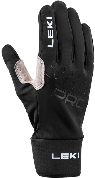Rukavice na běžky Leki PRC Premium ThermoPlus Black/Sand 652914301 25/26