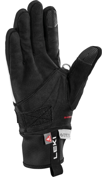 Dámské rukavice na běžky Leki PRC ThermoPlus Shark Women Black/White 652905302 25/26