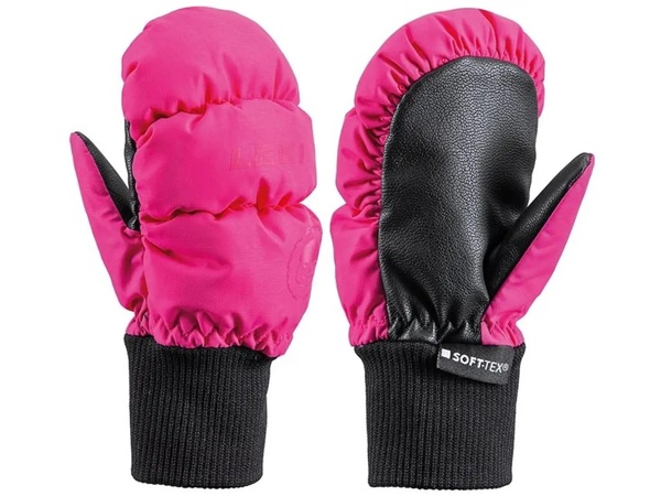 Dětské rukavice Leki Little Eskimo Mitt Short Pink 653802403 25/26