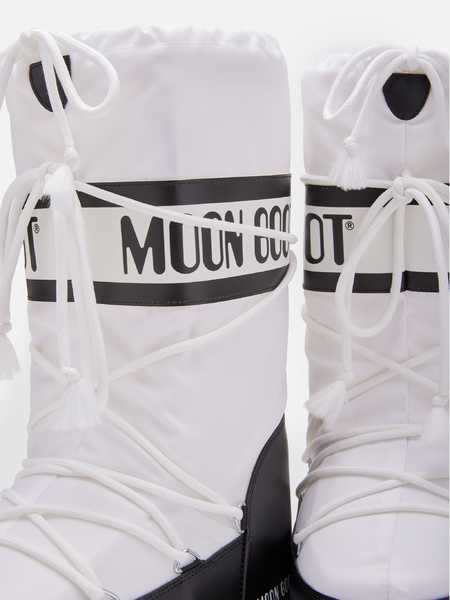 Zimní boty Moon Boot Icon Nylon-NA02 Black/White 80D1400440 25/26