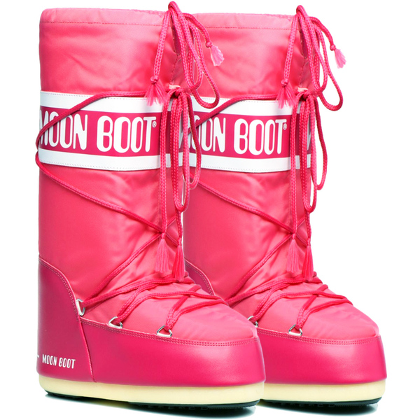 Dívčí zimní boty Moon Boot Icon Kids Nylon 062 bougainvillea 25/26