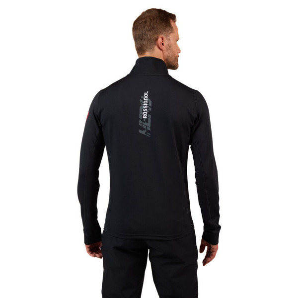 Pánská mikina Rossignol Hero Mid Layer Stretch Jacket Black RLOML01-200 25/26