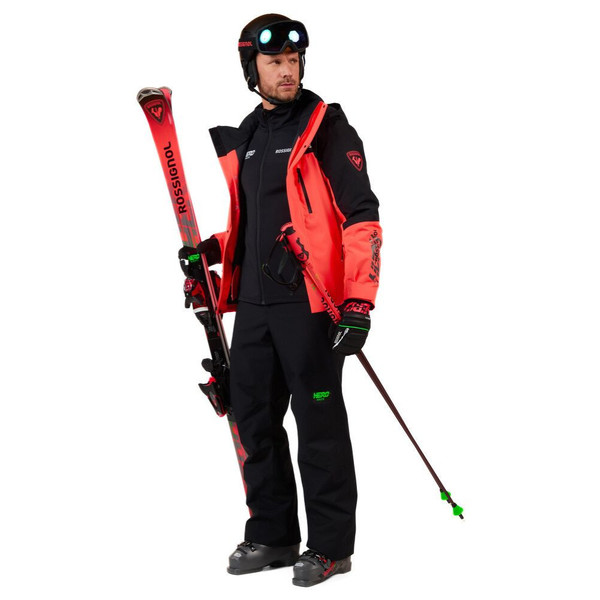 Pánská mikina Rossignol Hero Mid Layer Stretch Jacket Black RLOML01-200 25/26
