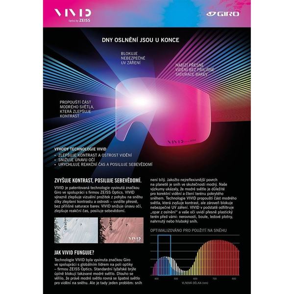 Brýle GIRO Axis Black Stacked-Vivid Royal/Vivid Infrared (2 skla) 37125-557 25/26