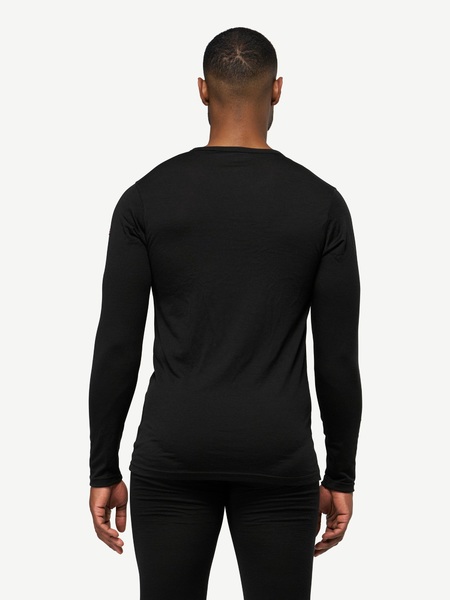 Pánské lehké vlněné triko Devold Breeze Merino 150 Shirt Man GO 180 221 A 950A Black 26/27