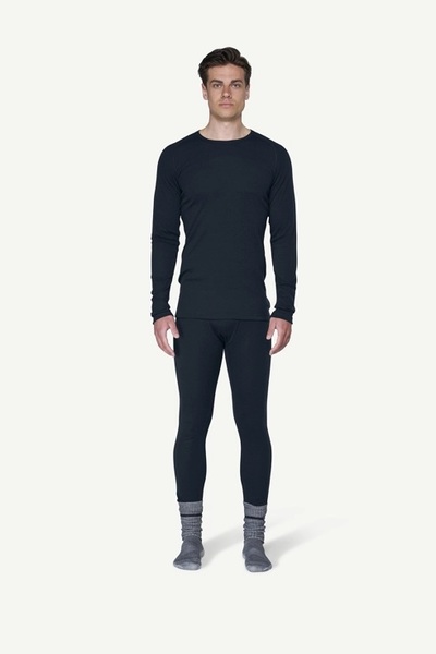 Pánské triko Devold Lauparen Merino 190 Base Shirt Man GO 245 221 A 284A Ink 25/26