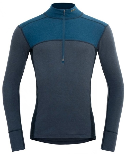 Pánský rolák Devold Lauparen Merino 190 Zip Neck Man GO 245 240 A 422A Flood/Night/Ink  25/26