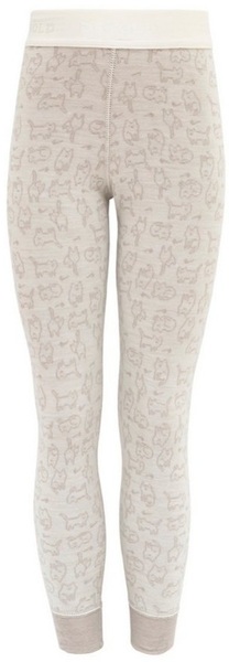 Dětské merino termo kalhoty Devold Duo Active Merino Longs Kid GO 243 106 A 313A Raw White 25/26
