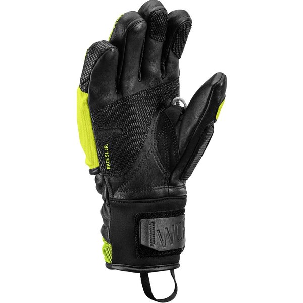 Dětské rukavice Leki WCR Venom 3D Junior (654801701) black-ice lemon 25/26