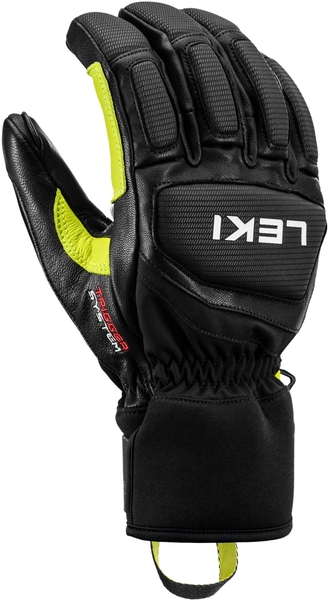 Rukavice Leki Griffin Pro 3D black-lime-white 653843303 25/26