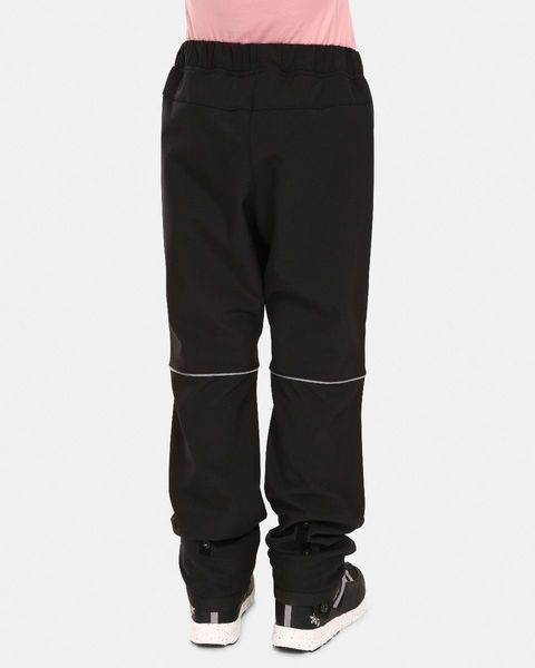 Dětské softshellové outdoorové kalhoty Kilpi RIZO-J černá UJ0405KIBLK