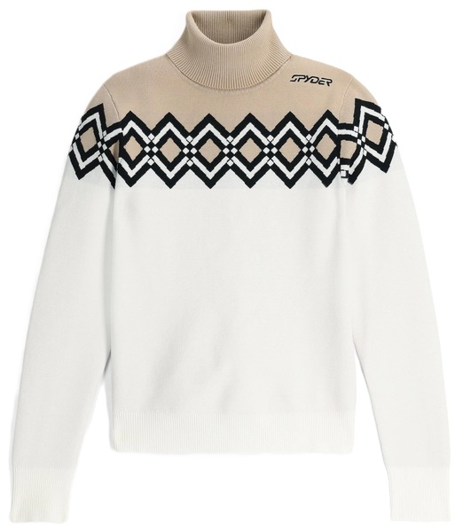 Dámský svetr Spyder Stellar Ski Sweater White 38B073501-Wht 25/26