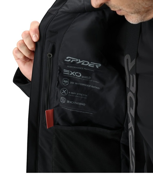 Pánská bunda Spyder Copper Jacket Black 38SA073517-BLK 25/26