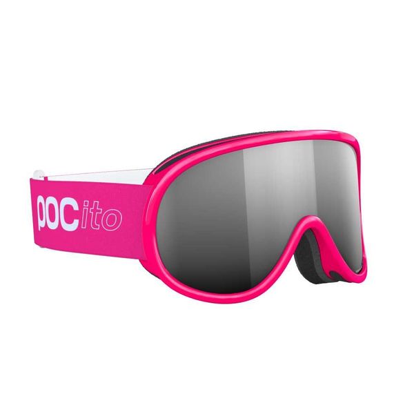 Dětské lyžařské brýle POC POCito Retina Fluorescent Pink/Partly Sunny Silver PC400679610 25/26
