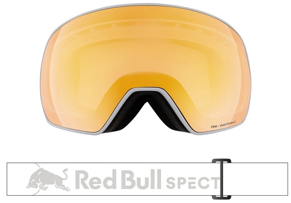 Brýle Red Bull Spect FINK-03GOX White/Brown/Gold Chrome X Mirror Photochrome S1-S3 25/26