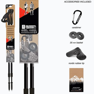 Nordic Walking hole Fizan NW Speed Ocean Blue 100.044 25/26