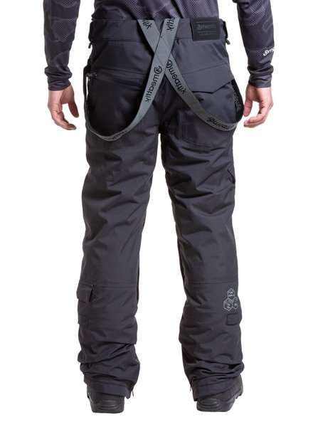 Pánské snowboardové kalhoty Meatfly Ghost Black 25/26