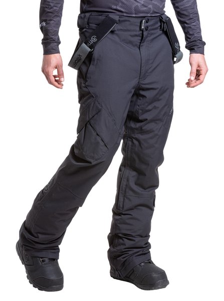 Pánské snowboardové kalhoty Meatfly Ghost Black 25/26