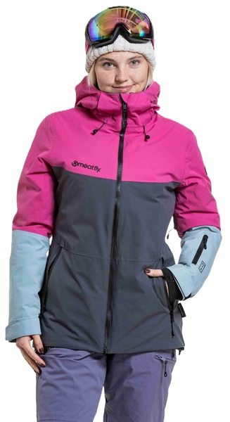 Dámská bunda Meatfly Kirsten Grey Dark/Pink 25/26