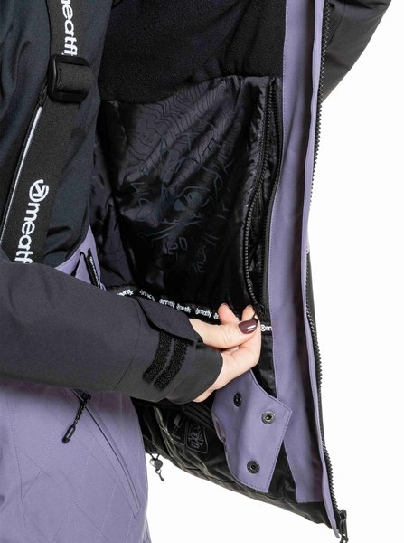 Dámská bunda Meatfly Kirsten  Black/Purple Light 25/26