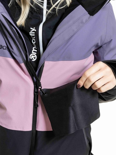 Dámská bunda Meatfly Kirsten  Black/Purple Light 25/26