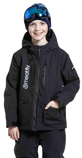 Dětská chlapecká bunda Meatfly Bangito Black 25/26