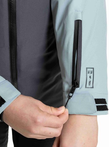 Dětská dívčí bunda Meatfly Deliah Grey Dark/Pink 25/26