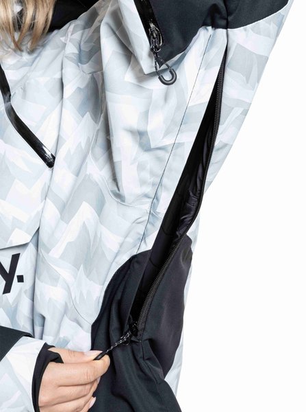 Zimní bunda Unisex Meatfly Maddie White Camo/Black 25/26