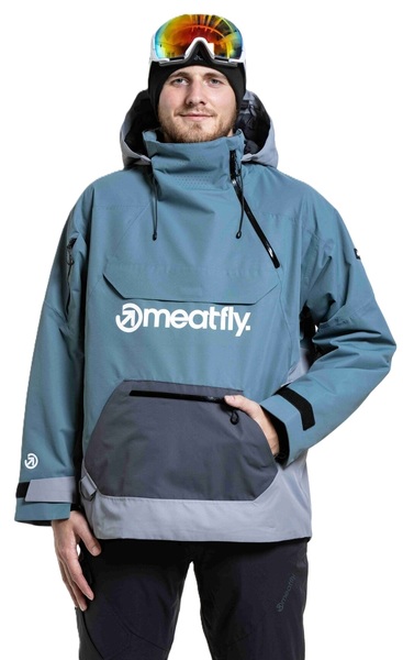 Zimní bunda Unisex Meatfly Maddie Blue Sea/Silver 25/26