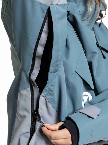 Zimní bunda Unisex Meatfly Maddie Blue Sea/Silver 25/26