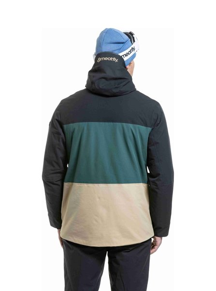 Pánská bunda Meatfly Manifold Black/Safari 25/26