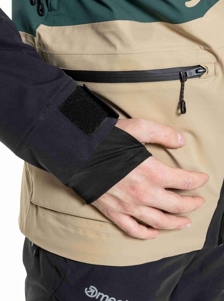 Pánská bunda Meatfly Manifold Black/Safari 25/26