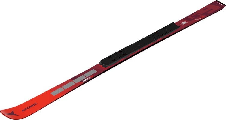 Závodní juniorské lyže Atomic Redster G9 FIS Revoshock S + Icon 12 Red/Black