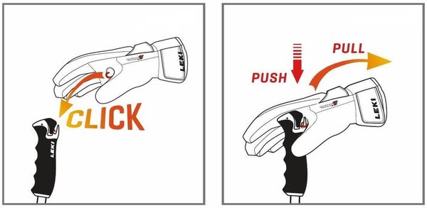 Rukavice Leki Griffin Pro 3D black-tan 653843305 25/26