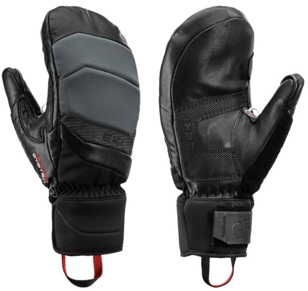 Rukavice Leki Griffin Base 3D Mitt Black 655809601 25/26