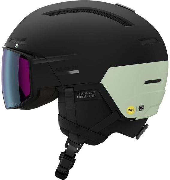 Helma Salomon Driver Prime Sigma Photo Mips L47610300 Black/White moss/Sigma Photo Sky Blue 25/26