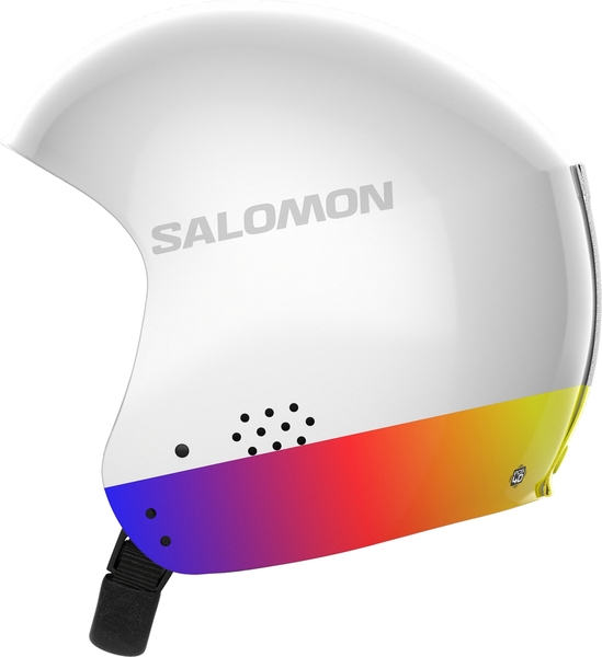 Dětská lyžařská helma Salomon S/Race Fis Injected Jr White Gradient L47925600 25/26