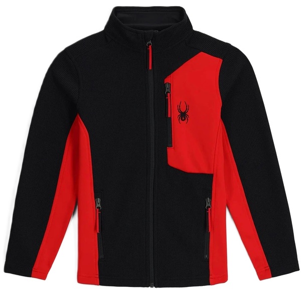 Dětská mikina/svetr Spyder Bandit Full Zip Jacket Kids Black 38C485401-BLK 25/26