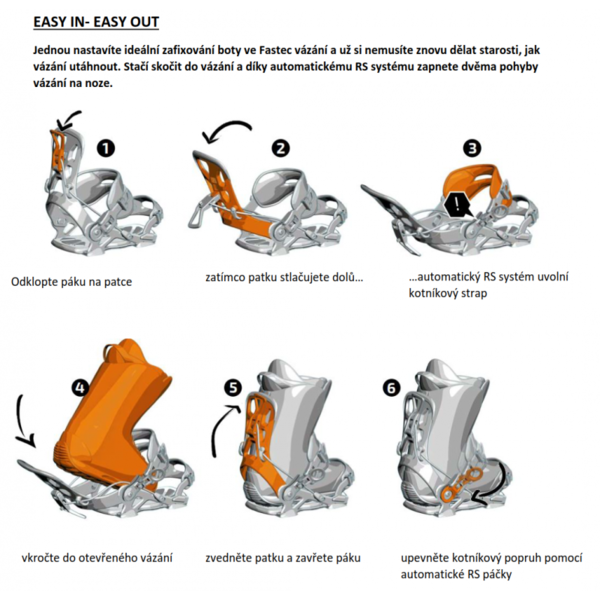 Snowboardové vázání Snow Pro SP Base+ Black 26/27