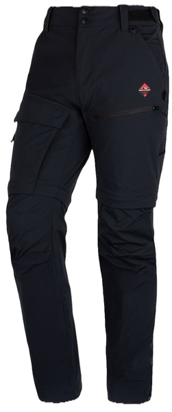 Pánské outdoorové kalhoty 2 v 1 Northfinder Bartol NO-5075OR-269 Black 26/27