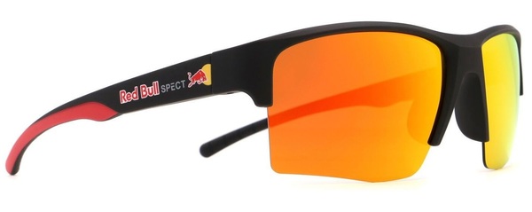 Sluneční brýle Red Bull Spect Chain-02P Black/Brown With Red/Orange Mirror cat. 3 26/27