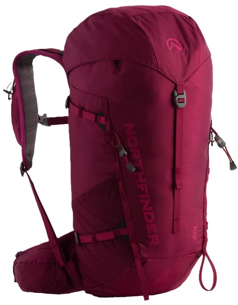 Turistický batoh Northfinder Annapurna 2 30 L BP-11091OR-378 Wine 26/27