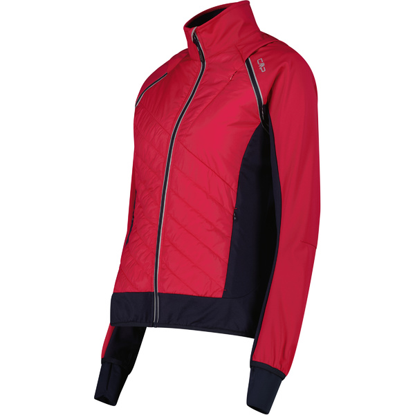 Dámská bunda s odepínacími rukávy  CMP Women's hybrid jacket 30A2276-B807 Magenta 26/27