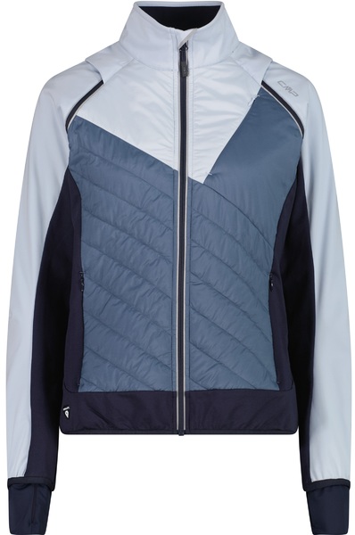 Dámská bunda s odepínacími rukávy  CMP Women's hybrid jacket 30A2276-M928 Sky Blue 26/27