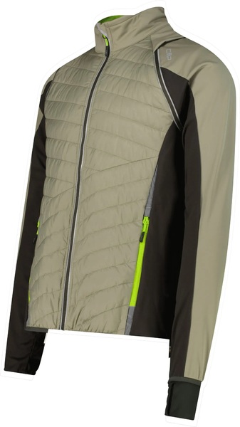 Pánská bunda s odepínacími rukávy CMP Campagnolo Men's Unlimitech hybrid jacket 30A2647-04EV Sage Pine 26/27