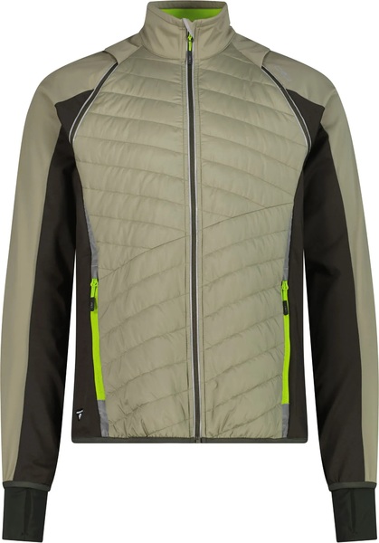 Pánská bunda s odepínacími rukávy CMP Campagnolo Men's Unlimitech hybrid jacket 30A2647-04EV Sage Pine 26/27