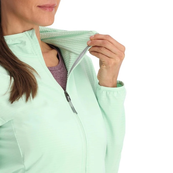 Mikina s kapucí Spyder Gridweb Fleece Hoodie Womens Sgene Faded 38B481412 26/27